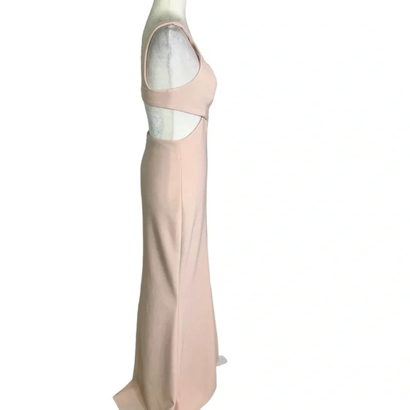 Significant Other Evie Cut Out Open Back Long Dress Blush Size 4 NWT - Picture 10 of 14